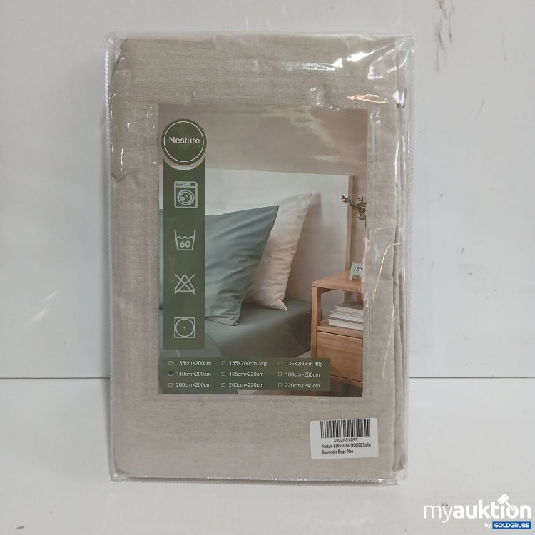 Artikel Nr. 989701 Artikel Nr. 989701: Nesture Bettwäsche 140x200 beige 2tlg.
