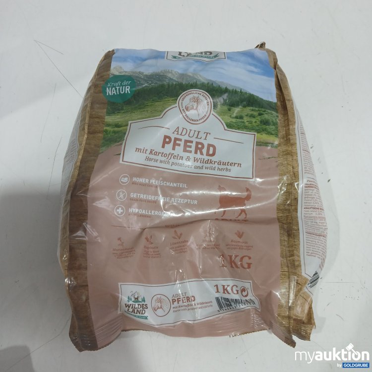 Artikel Nr. 996701: Wildes Land Adult Hundefutter Pferd 1kg 