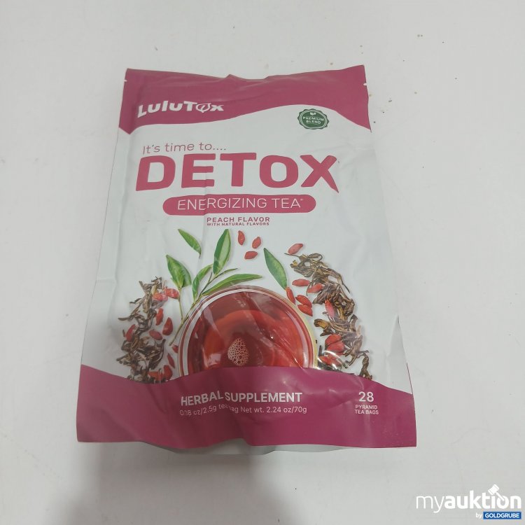 Artikel Nr. 834702 Artikel Nr. 834702: LuluTox Detox Energizing Tea 28 Tea Bags