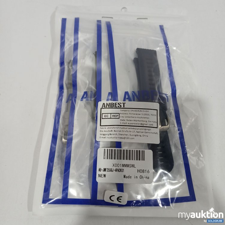 Artikel Nr. 883702: Silikon Armband Kompatibel mit Garmin Forerunner 255/Vivoactive 4/Venu 2 4stk 