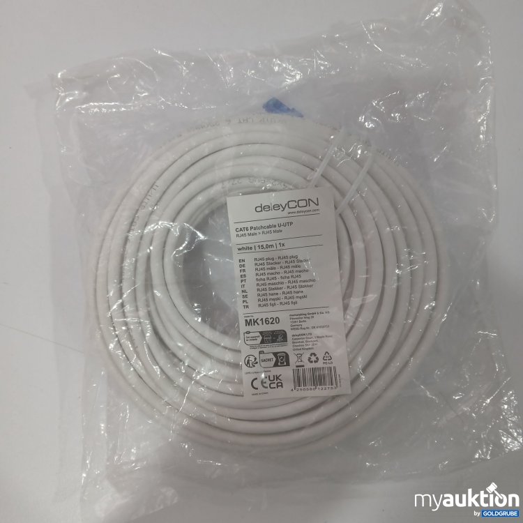 Artikel Nr. 911702 Artikel Nr. 911702: Deleycon Cat6 Patchcable U-UTP 15m