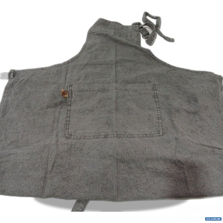 Artikel Nr. 921702: Schürze grau mit Tasche
Latzschürze
