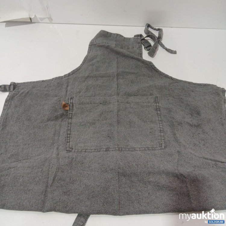 Artikel Nr. 921702: Schürze grau mit Tasche
Latzschürze