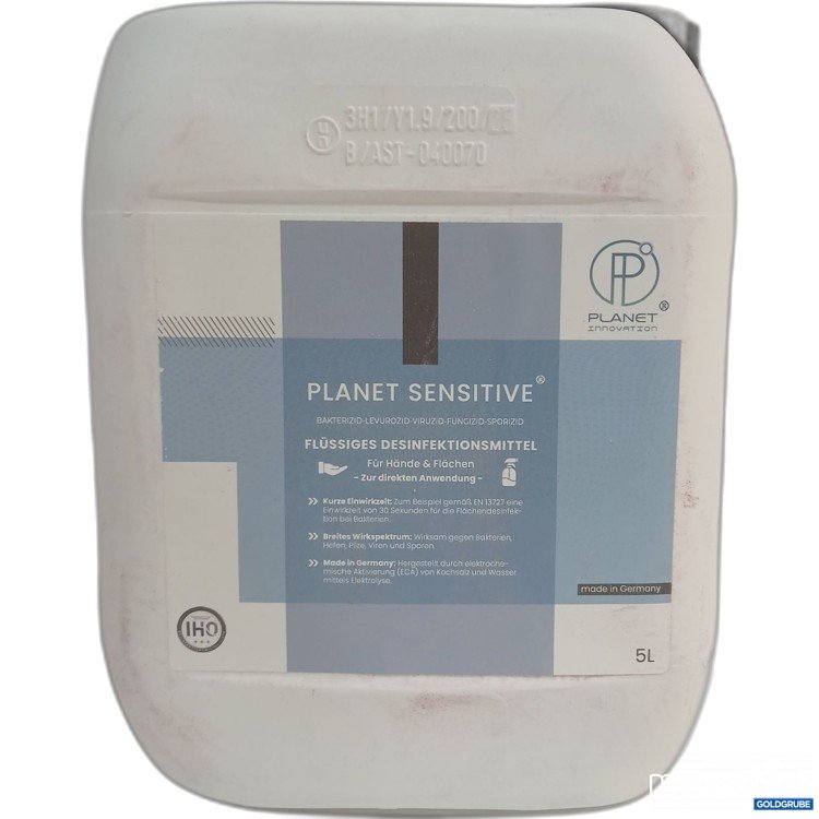Artikel Nr. 952702 Artikel Nr. 952702: Planet Sensitive Flüssiges Desinfektionsmittel 5L