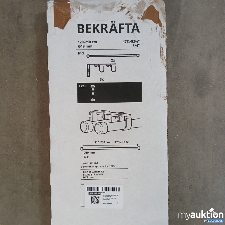 Artikel Nr. 970702: Ikea Bekräfta 120-210cm Art.No. 404.897.05