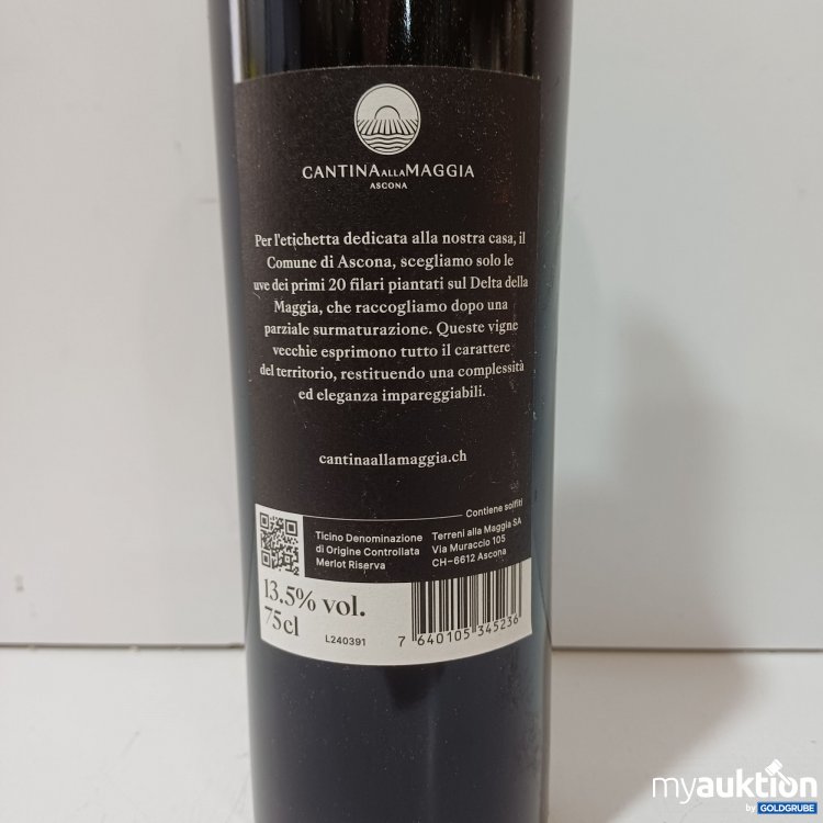 Artikel Nr. 995702 Artikel Nr. 995702: Ascona Riserva Merlot Cantina Alla Maggia 750ml