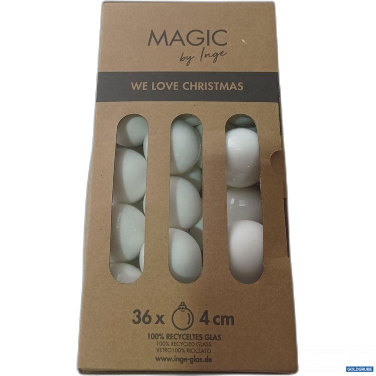 Artikel Nr. 446703 Artikel Nr. 446703: Magic by Inge Weihnachtsdekoration Glaskugeln 36x4 cm