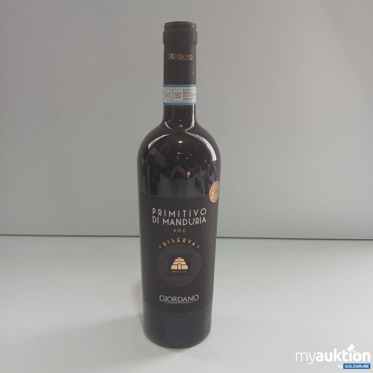 Artikel Nr. 825703 Artikel Nr. 825703: Giordano Primitivo di manduria 0,75l