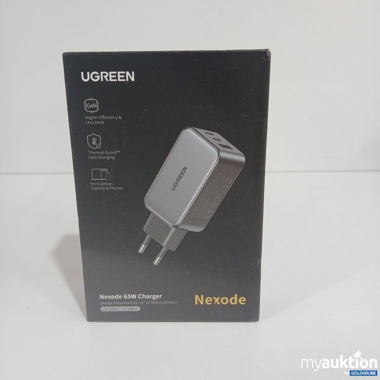 Artikel Nr. 827703 Artikel Nr. 827703: Ugreen Nexode 65W Charger 2xUSB-C 1xUSB-A