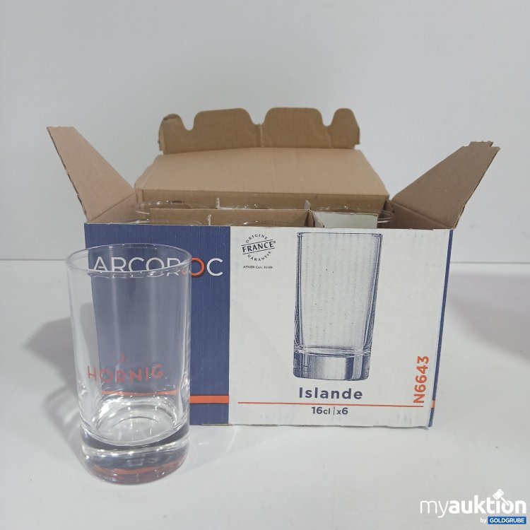 Artikel Nr. 833703 Artikel Nr. 833703: Arcoroc J. Hornig Islande Gläser 6x16cl