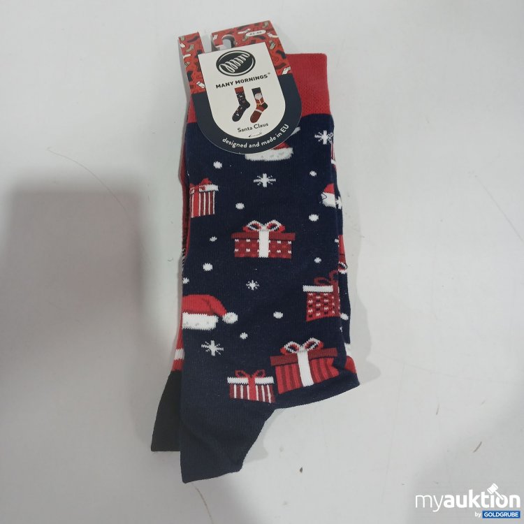 Artikel Nr. 846703: Many Mornings Santa Claus Socken 