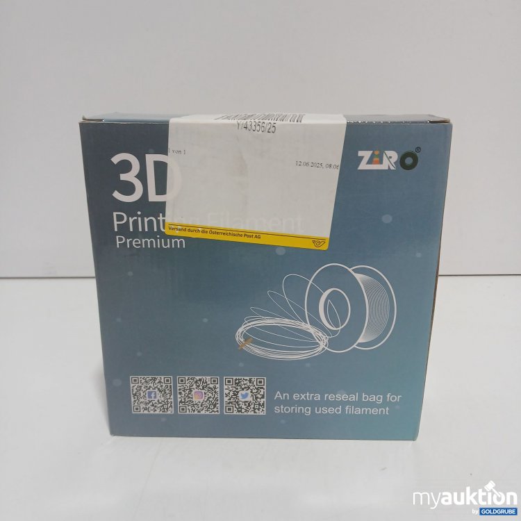 Artikel Nr. 874703: Ziro 3D Printing Filament Premium PLAPRO 1.75mm T-Green 