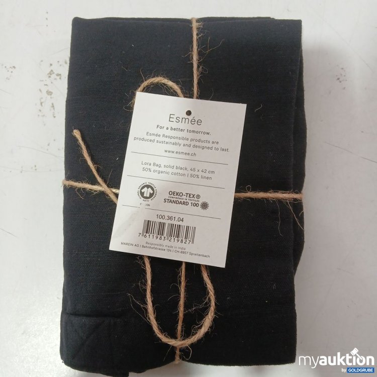 Artikel Nr. 921703: Esmee Lora Bag solid black 45x42 cm