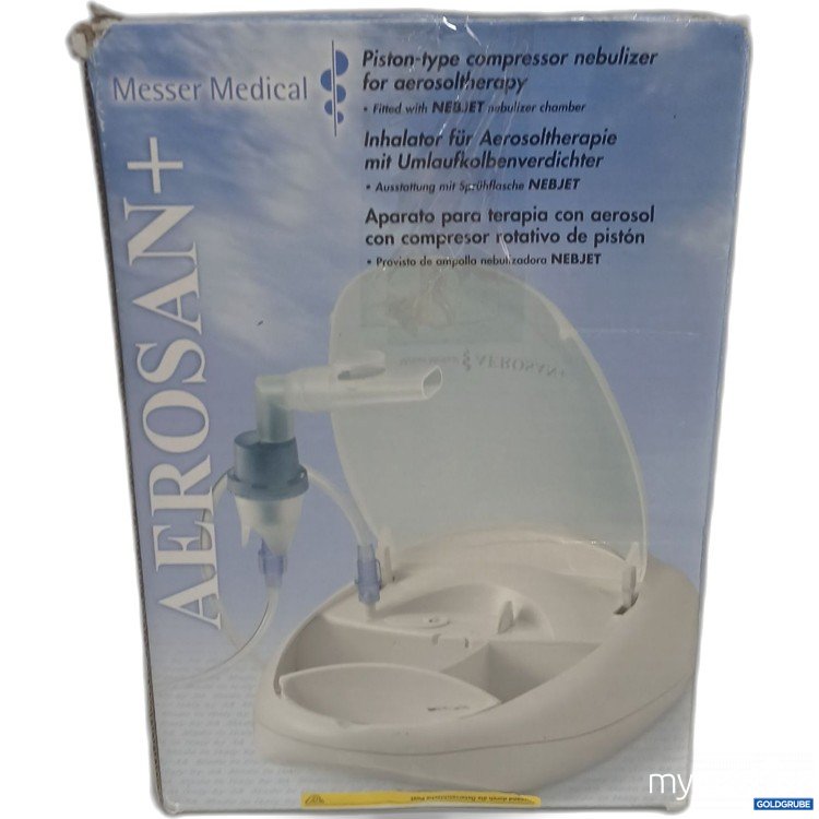Artikel Nr. 998703 Artikel Nr. 998703: Messer Medical Aerosan+ Inhalator für Aerosoltherapie mit Umlaufkolbenverdichter