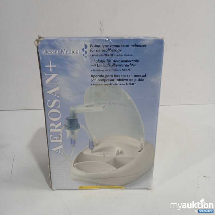Artikel Nr. 998703 Artikel Nr. 998703: Messer Medical Aerosan+ Inhalator für Aerosoltherapie mit Umlaufkolbenverdichter