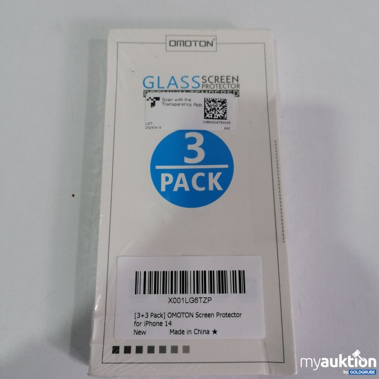 Artikel Nr. 383704 Artikel Nr. 383704: Omoton Sreen Protector für iPhone 14 3+3