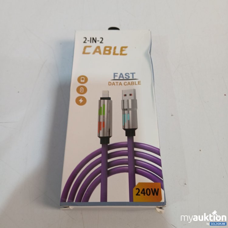 Artikel Nr. 523704: Fast data Cable 2in1 240W