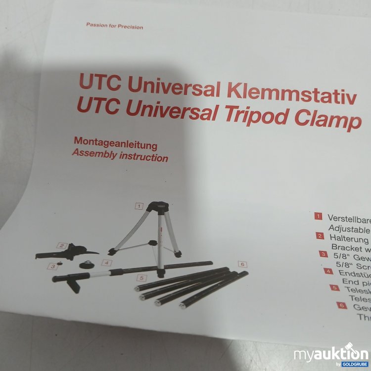 Artikel Nr. 524704: Sola UTC Unoversal Klemmstativ 