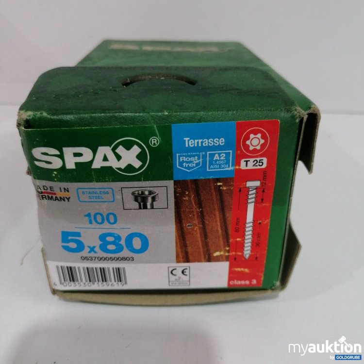Artikel Nr. 847704: Spax 100, 5x80, T25