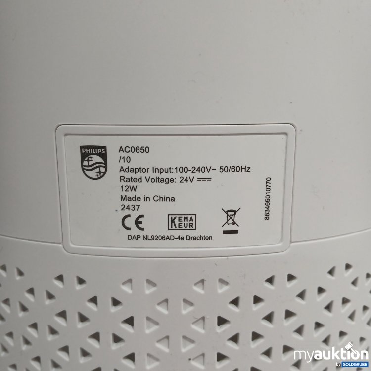 Artikel Nr. 872704 Artikel Nr. 872704: Philips VitaShield AC0650 laut Foto