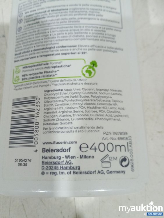 Artikel Nr. 980704: Eucerin Urea Repair 10% Intensive Feuchtigkeitslotion 400ml