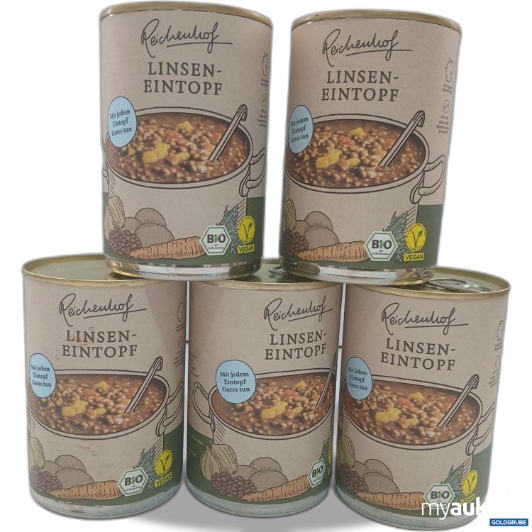 Artikel Nr. 997704 Artikel Nr. 997704: Reichenhof Linseneintopf 5x400g