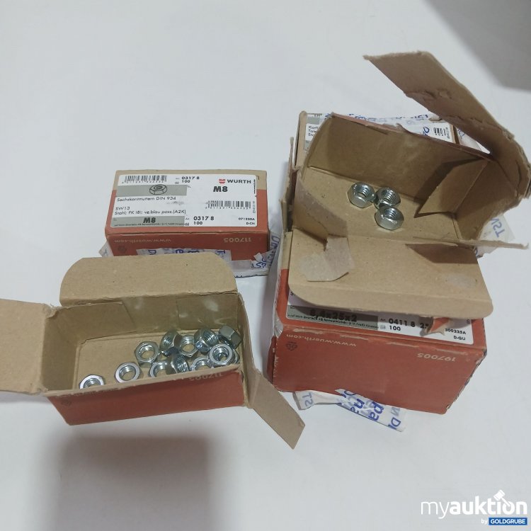 Artikel Nr. 438705: Würth Sechskantmuttern und Kotflügelscheiben 5er Pack 