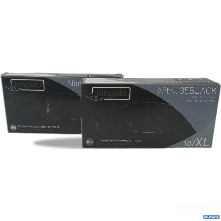 Artikel Nr. 443705: Bingold Einweghandschuhe Schwarz Grösse XL