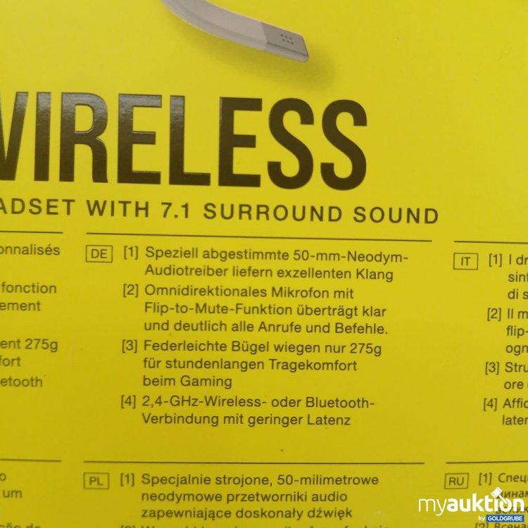 Artikel Nr. 446705 Artikel Nr. 446705: Corsair HS65 Wireless Gaming Headset 275g