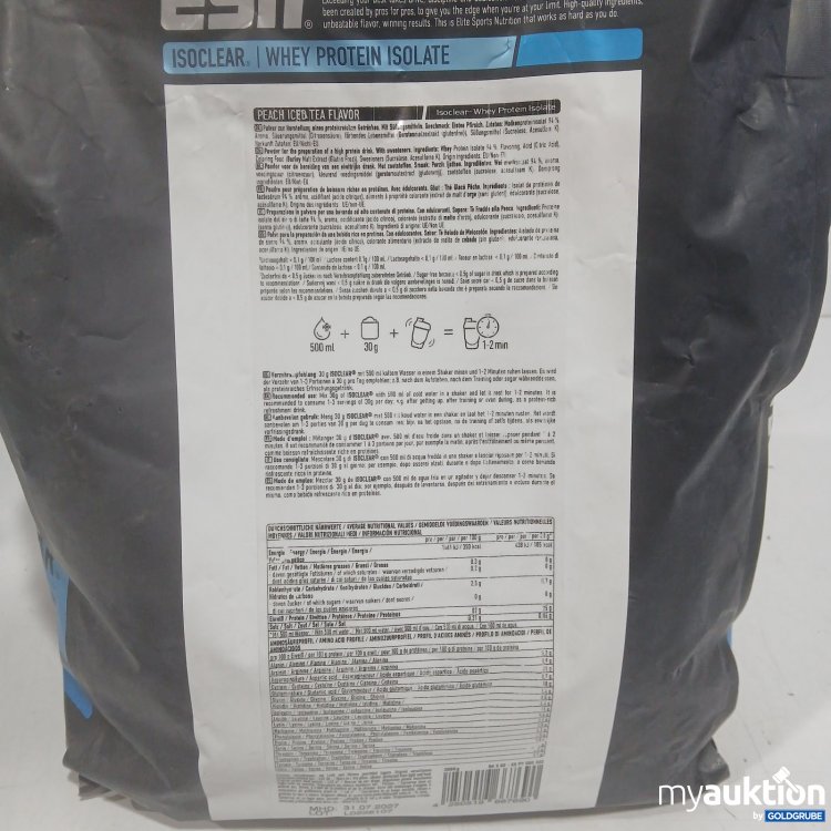 Artikel Nr. 465705: ESN Isoclear Whey Protein Isolate Peach Iced Tea Flavor 2000g