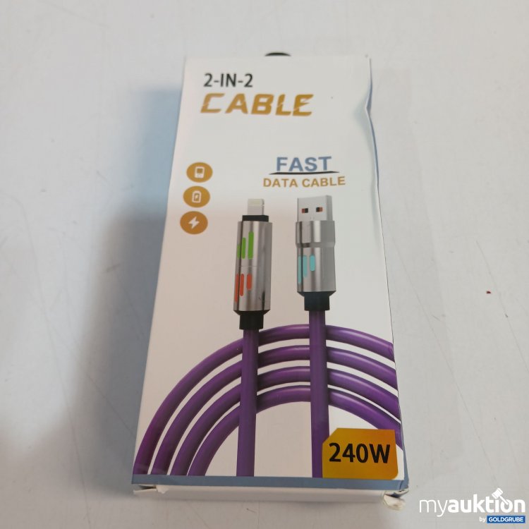 Artikel Nr. 523705: Fast data Cable 2in1 240W