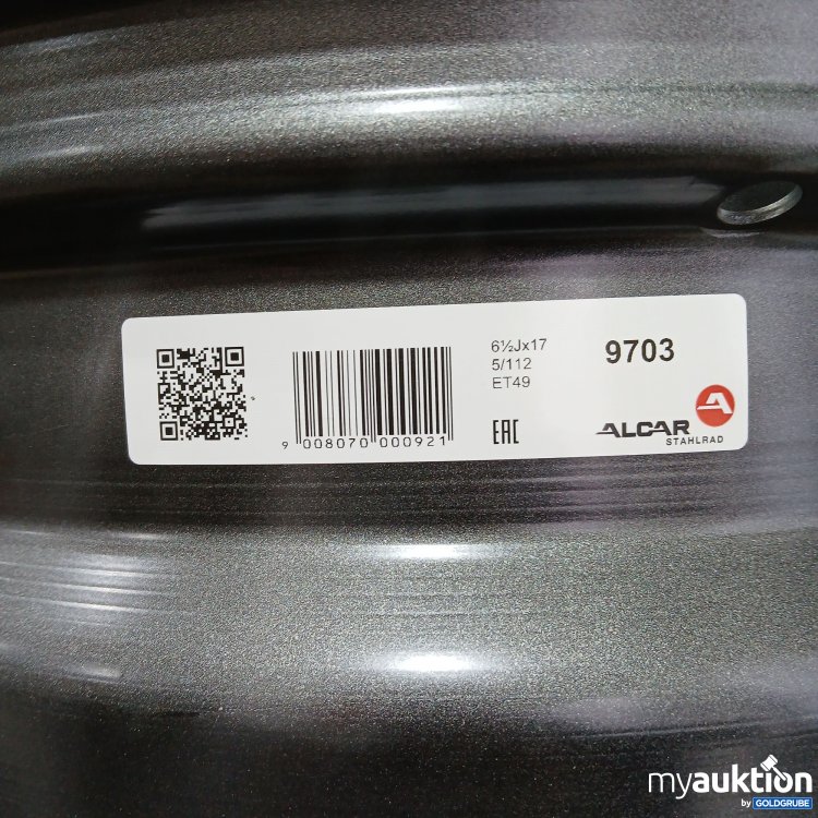 Artikel Nr. 805705: Alcar Stahlrad 9703 6 1/2Jx17 5/112 ET49