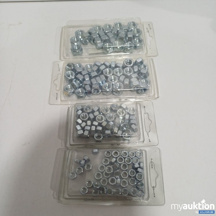 Artikel Nr. 894705: Sechskantmuttern diverse Größen, 4Packungen