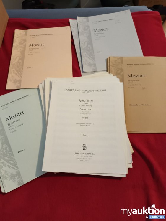 Artikel Nr. 927705: 35 Mozart Notenhefte