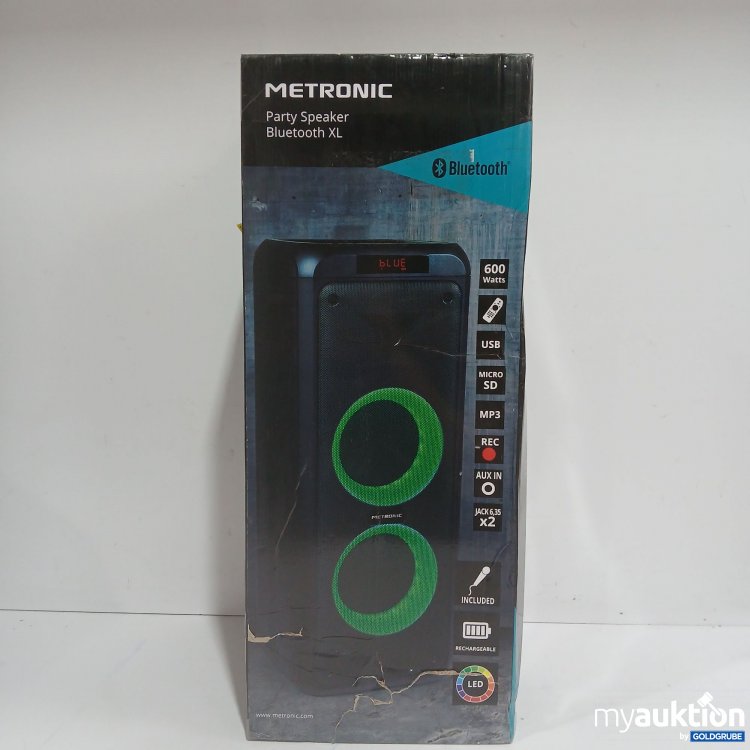 Artikel Nr. 979705 Artikel Nr. 979705: Metronic Party Speaker Bluetooth XL