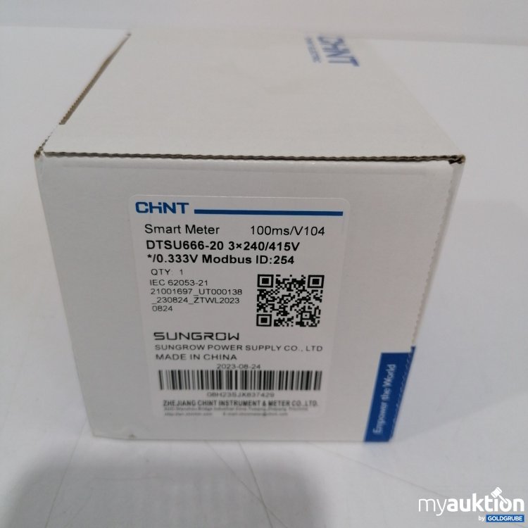 Artikel Nr. 442706 Artikel Nr. 442706: CHNT Smart Meter 100ms/V104, DTSU666-20 3*240/415V Modbus