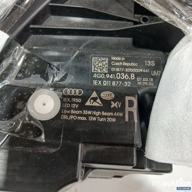 Artikel Nr. 467706 Artikel Nr. 467706: Audi LED Scheinwerfer rechts 4G0.941.036.B