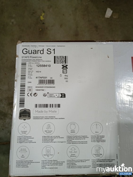 Artikel Nr. 469706: Miele Guard S1 Staubsauger PowerLine
