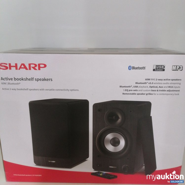 Artikel Nr. 504706: Sharp Active bookshelf speakers 60w Bluetooth 