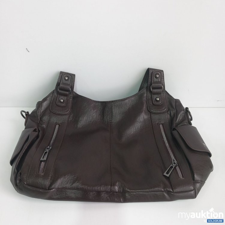 Artikel Nr. 520706 Artikel Nr. 520706: Handtasche dunkelbraun Lederoptik 45x30 cm