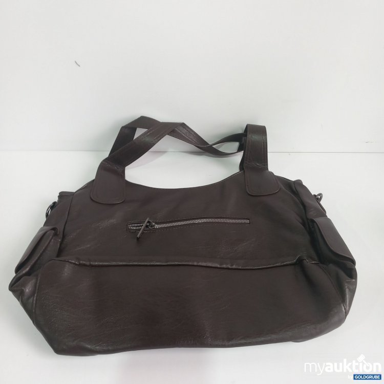 Artikel Nr. 520706 Artikel Nr. 520706: Handtasche dunkelbraun Lederoptik 45x30 cm