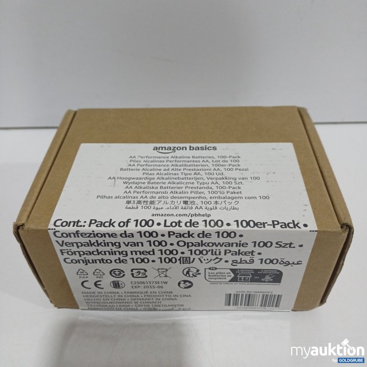 Artikel Nr. 884706: Amazone basics Batterien, AA, 100Stk.