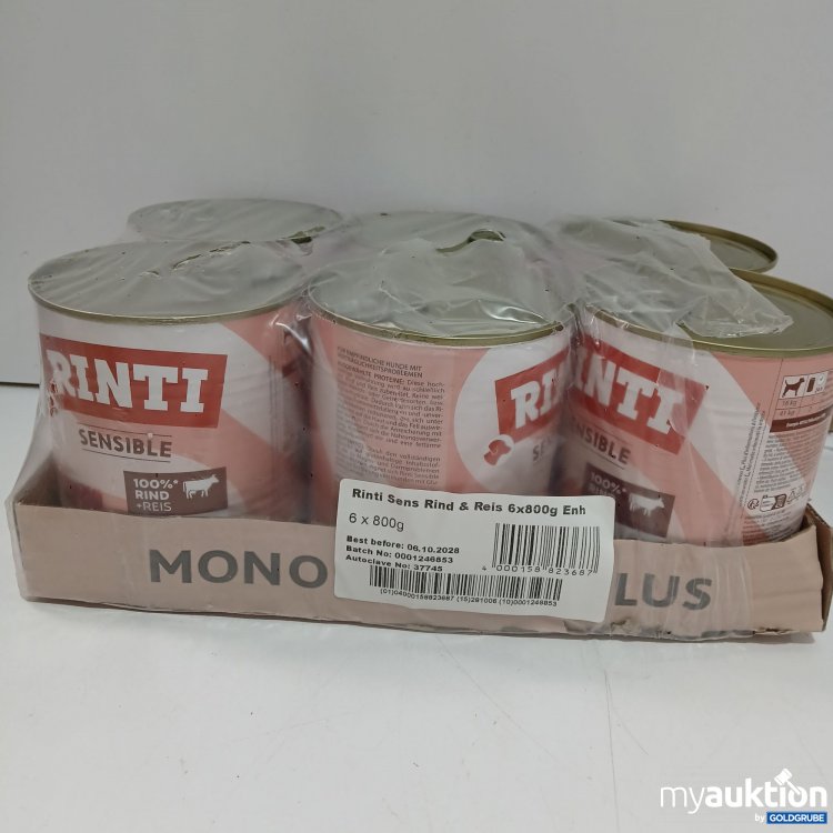 Artikel Nr. 950706: Rinti Sensible Rind+Reis 6×800G