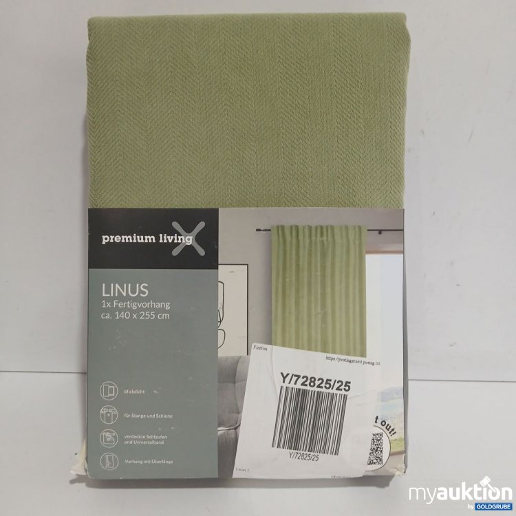 Artikel Nr. 963706: premium living Linus Fertigvorhang 140 x 255 cm
