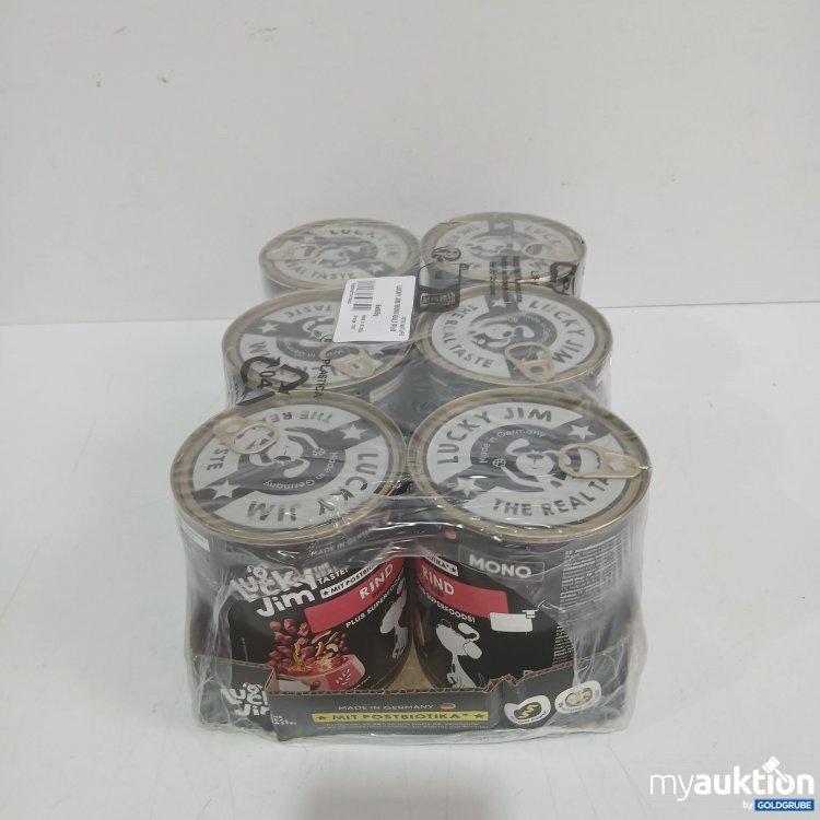Artikel Nr. 987706: Lucky Jim Hundefutter Rind 800g 6Stk