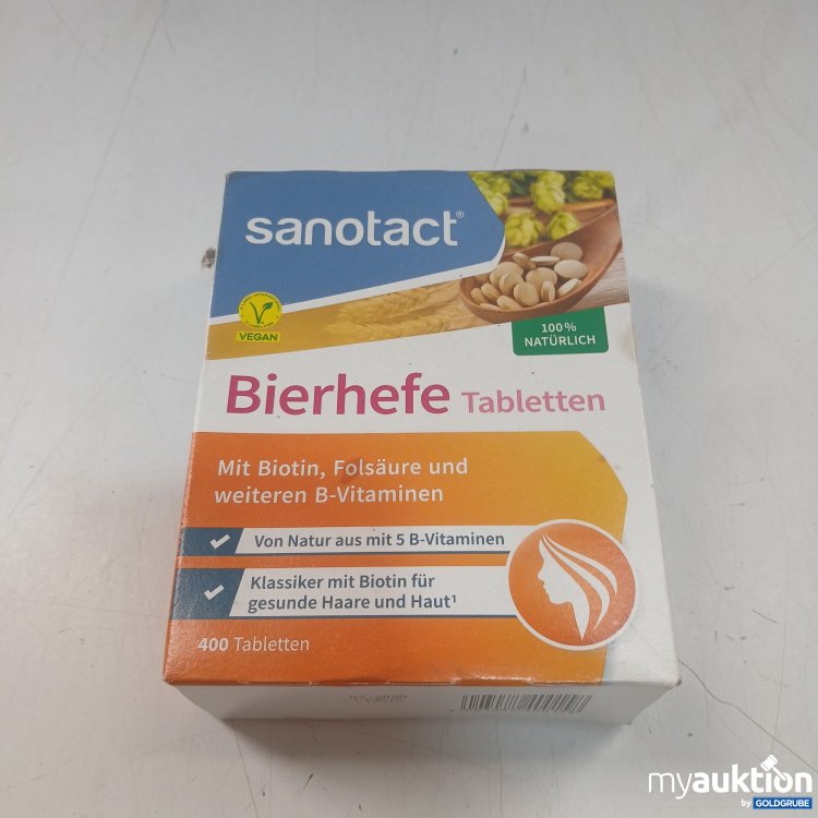 Artikel Nr. 997706 Artikel Nr. 997706: Sanotact Bierhefe Tabletten 400stk