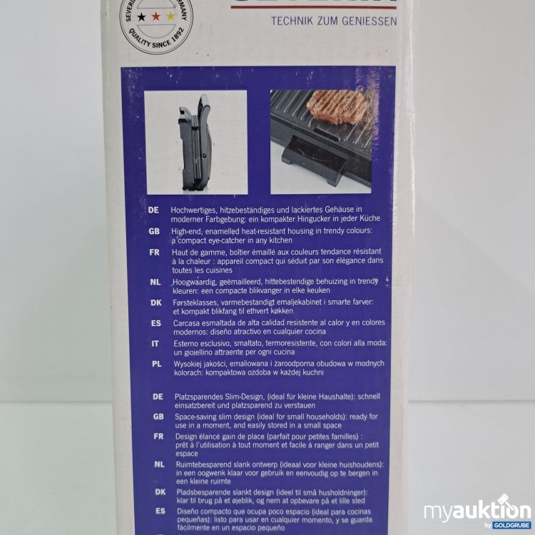 Artikel Nr. 361707 Artikel Nr. 361707: Severin Compact Multi-Grill 800W