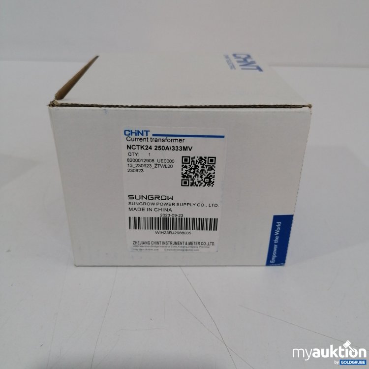 Artikel Nr. 442707 Artikel Nr. 442707: CHNT Current Transformer NCTK24 250A/333MV