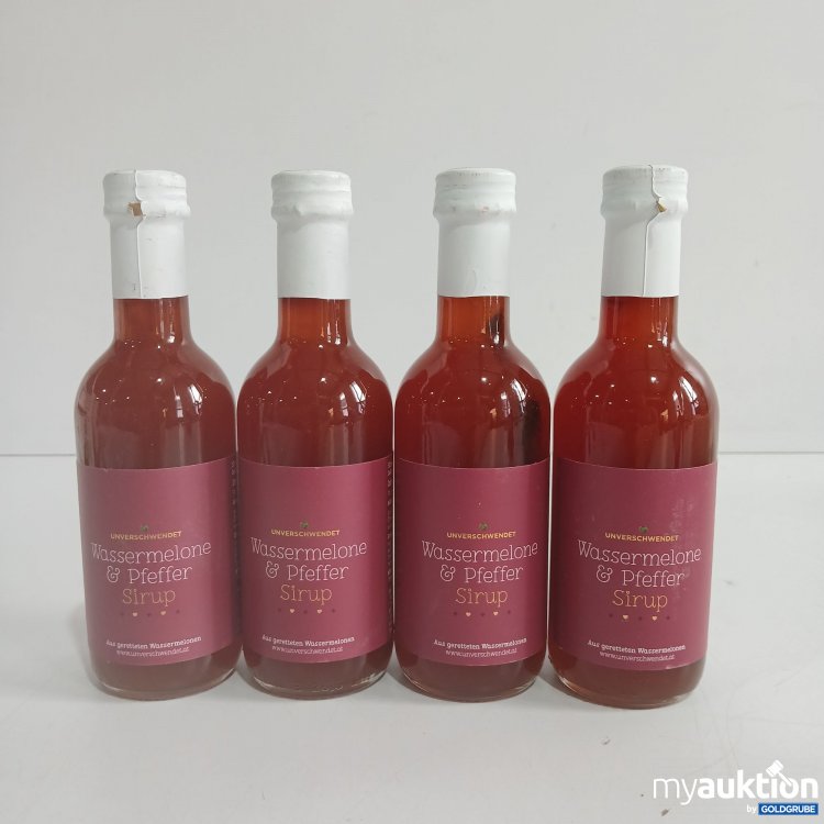 Artikel Nr. 852707: Unverschwendet Wassermelone & Pfeffer Sirup je 250ml 