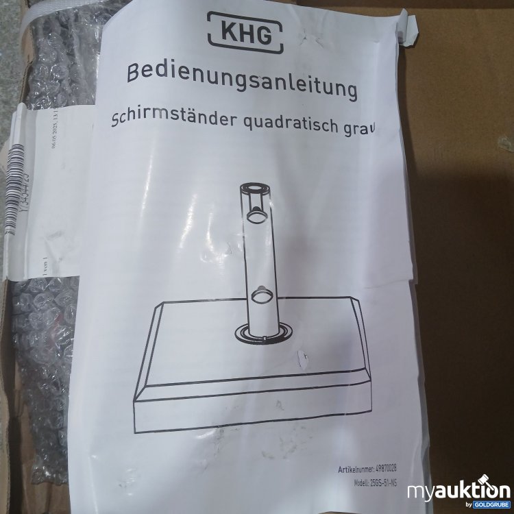 Artikel Nr. 857707: KHG Schirmständer Grau 49870028